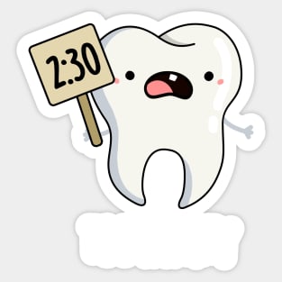 Tooth Hurty Cute Dental Pun Sticker